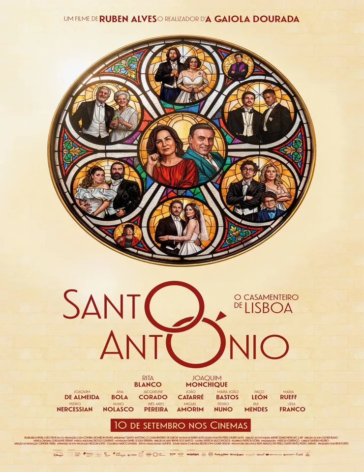 Cartaz do filme Santo António, produção apoiada pela Show Reel